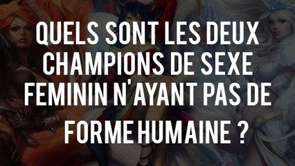 League of Legends : les personnages féminins non humanoïdes