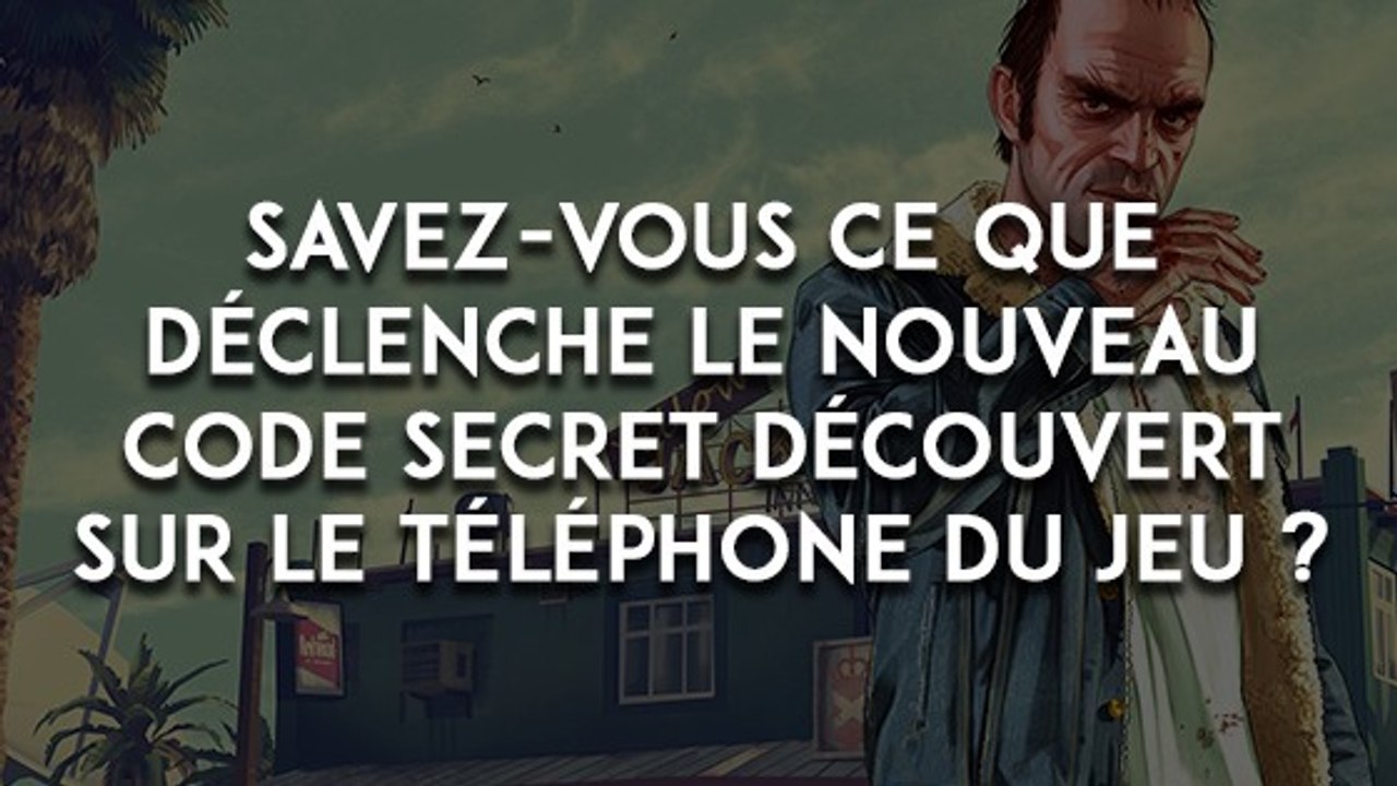 GTA 5 : un code secret découvert