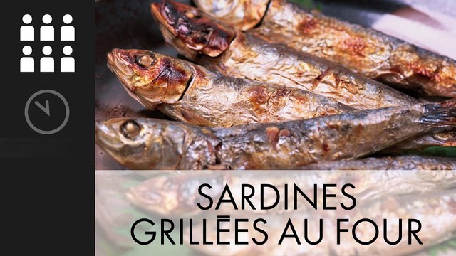 Sardines grillées au four