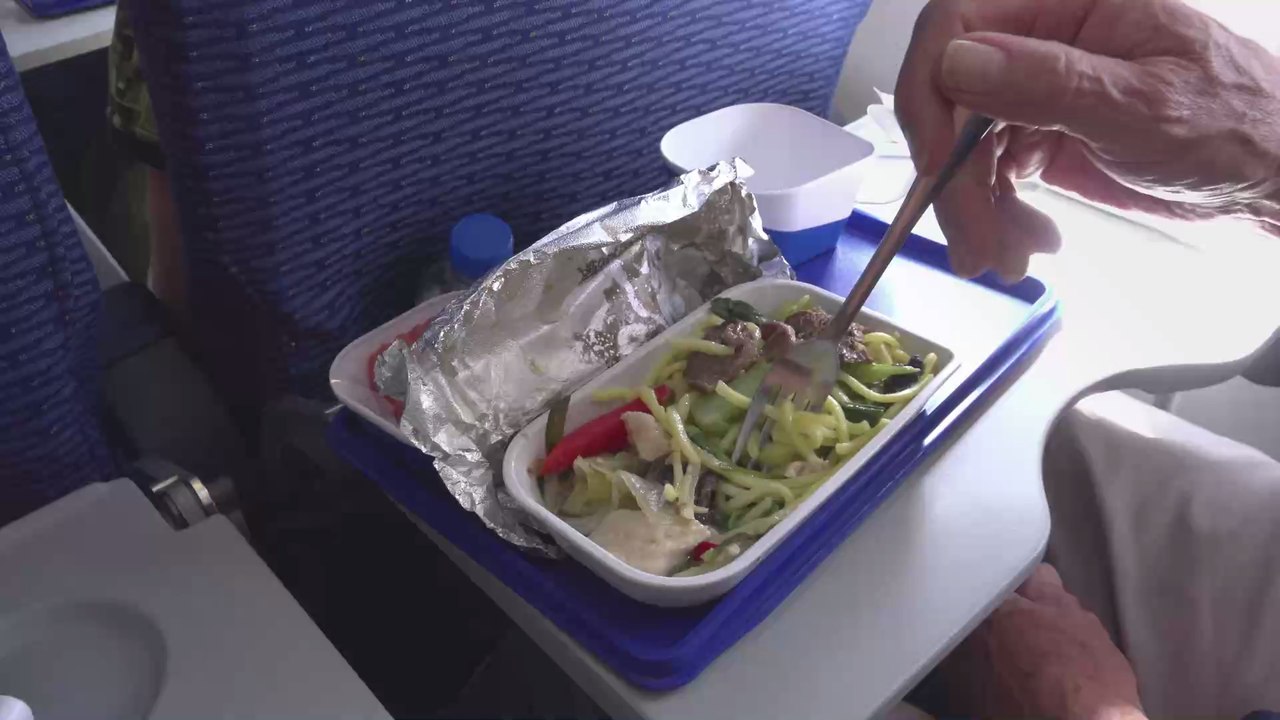 Forscher finden heraus, warum das Essen im Flugzeug oft nicht schmeckt