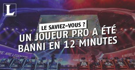 League of Legends : un pro se fait bannir en 12 minutes !