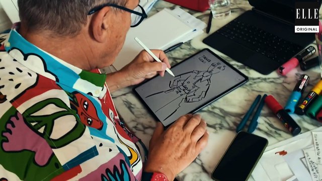 Jean-Charles de Castelbajac dessine la mode