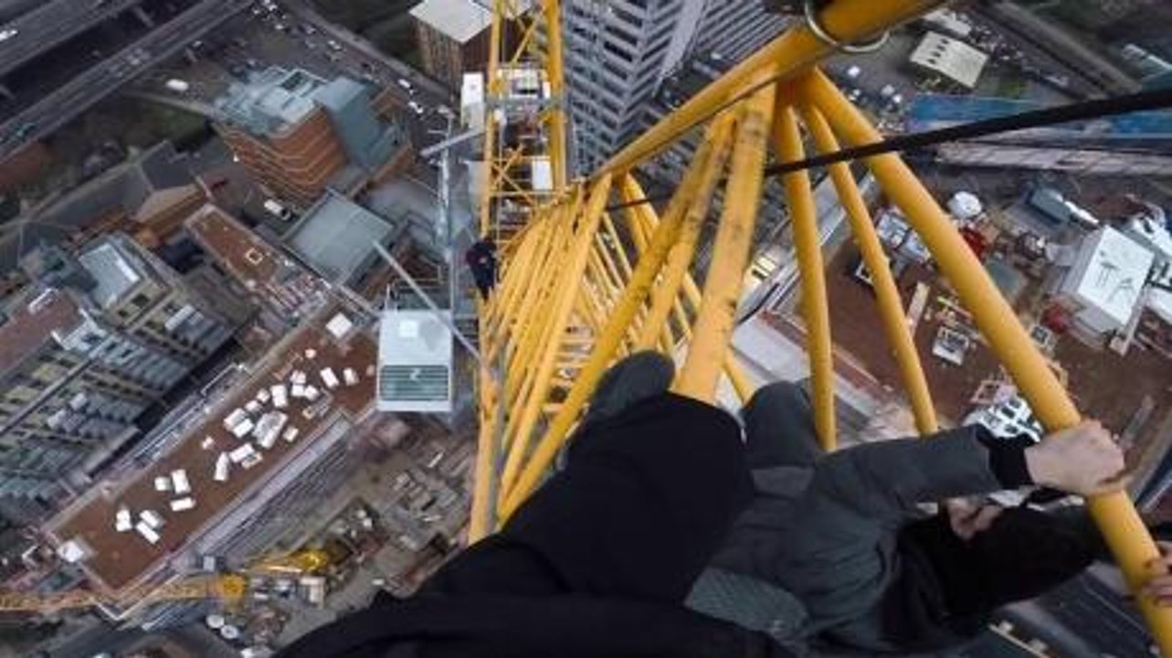 These Teenagers Scaled a Crane and Caused a Major Panic in the City