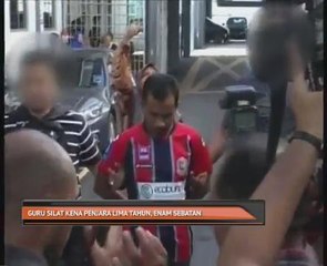 Guru silat kena penjara lima tahun, enam sebatan