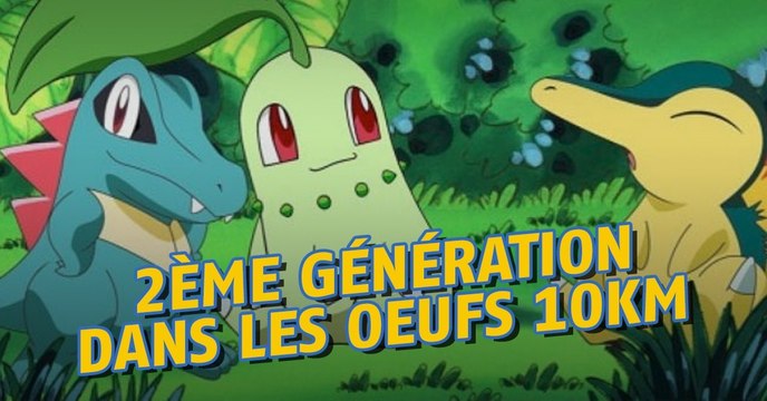 Pokémon Go : les Pokémon de deuxième génération dans les œufs 10 km