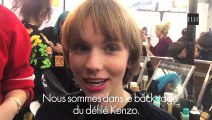 #ELLEsinfiltre : dans le backstage Kenzo automne-hiver 2018-2019