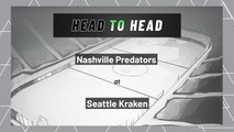 Nashville Predators At Seattle Kraken: Puck Line
