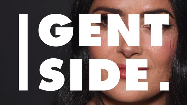 Salma Hayek Shows Off Curves In Skintight Swimsuit