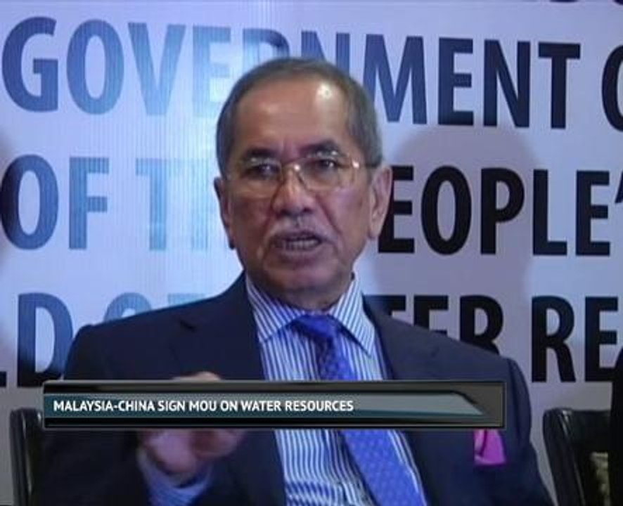 Malaysia-China sign MoU on water resources