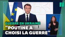 Allocution d'Emmanuel Macron sur l'Ukraine, 2 mars 2022