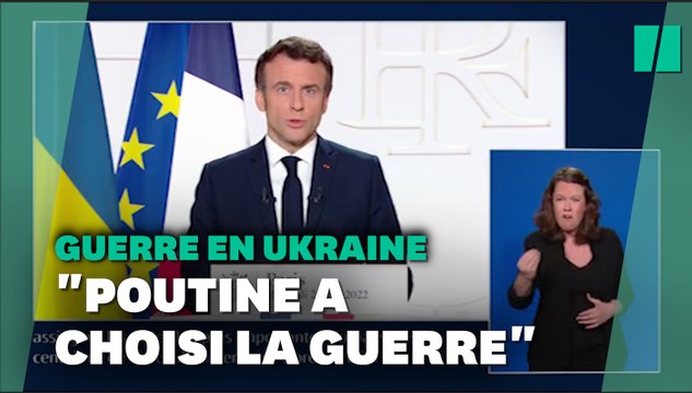 Allocution d'Emmanuel Macron sur l'Ukraine, 2 mars 2022