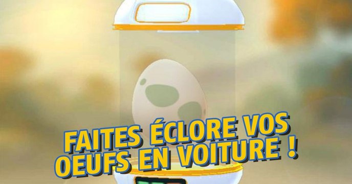 Pokémon Go : comment faire éclore ses œufs en voiture ou à vélo.