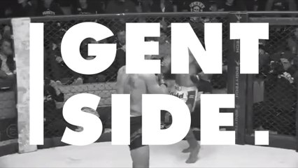 This MMA fighter decided to drink a fan's beer between rounds