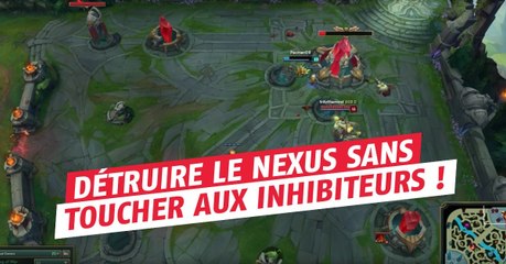 League of Legends : comment détruire le nexus sans toucher aux inhibiteurs