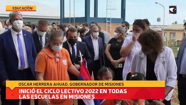 Inició el ciclo lectivo 2022 en todas las escuelas en Misiones