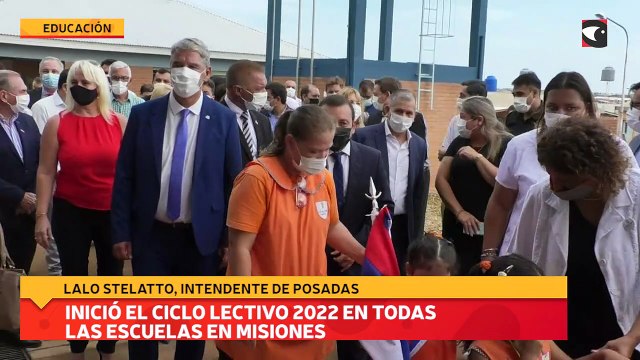 Inició el ciclo lectivo 2022 en todas las escuelas en Misiones