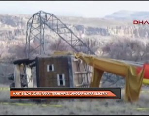 Maut belon udara panas terhempas, langgar wayar elektrik