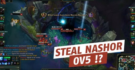 League of Legends : le steal Nashor le plus improbable de l'histoire