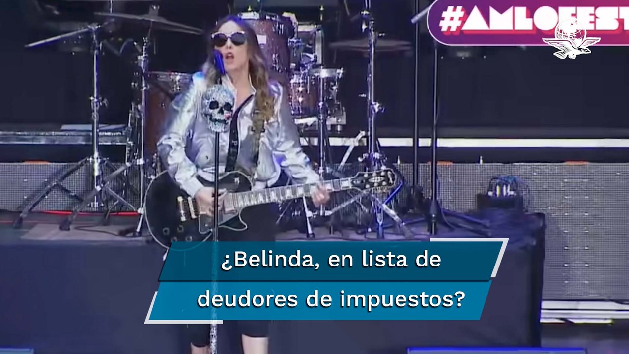 AMLO anuncia "lista nueva" de deudores de impuestos y podría estar Belinda