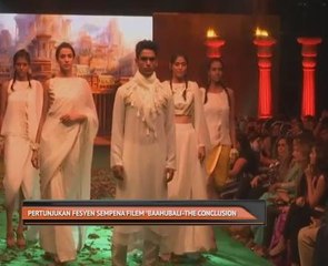 Pertunjukan fesyen sempena filem "Baahubali-The Conclusion"