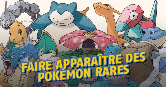 Pokémon Go : capturez facilement des Pokémon rares