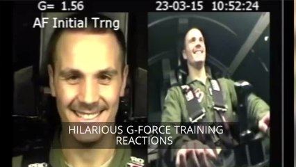 Flight Students Go Through G-Force Training And The Results Are Hilarious
