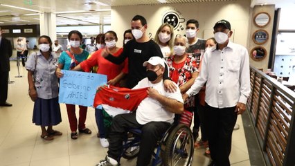 El futbolista José Ariel López deja Ucrania y ya está en su natal Paraguay