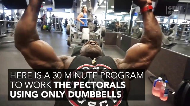 5 Exercises To Build Up Your Pecs Using Dumbbells
