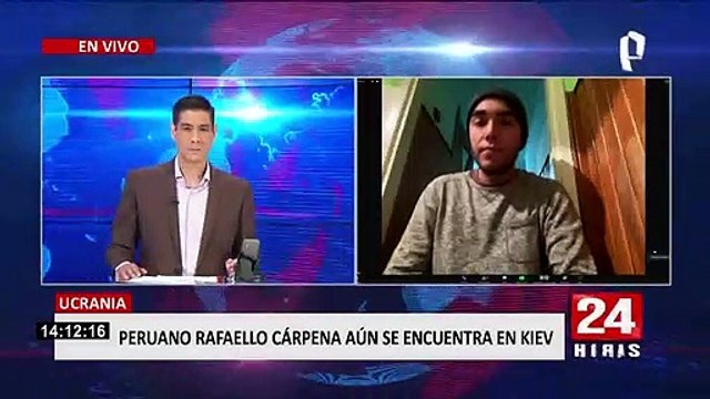 Guerra Rusia – Ucrania: peruano Rafaello Cárpena escapó de Kiev