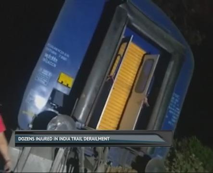 Dozens injured in India trail derailment