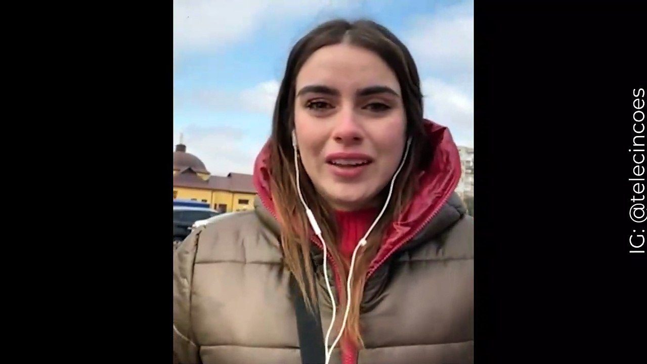 "Por favor, llévate a mi hija": la difícil súplica de un hombre a una reportera en Ucrania