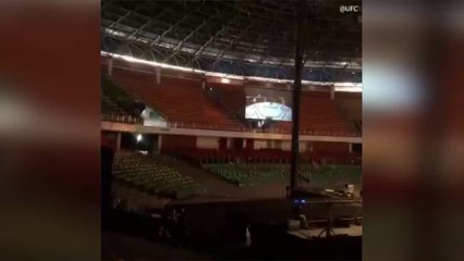 The surreal footage of UFC Brasilia without an audience due to the coronavirus could be a preview of UFC 249