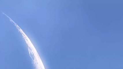 Man captures strange video of UFO's landing on the moon