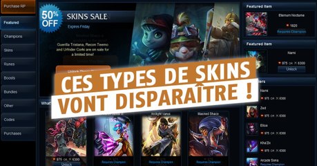Leagues of Legends : deux skins vont disparaître !