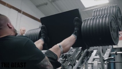 Eddie Hall Blacks Out While Doing a 1000kg Leg Press