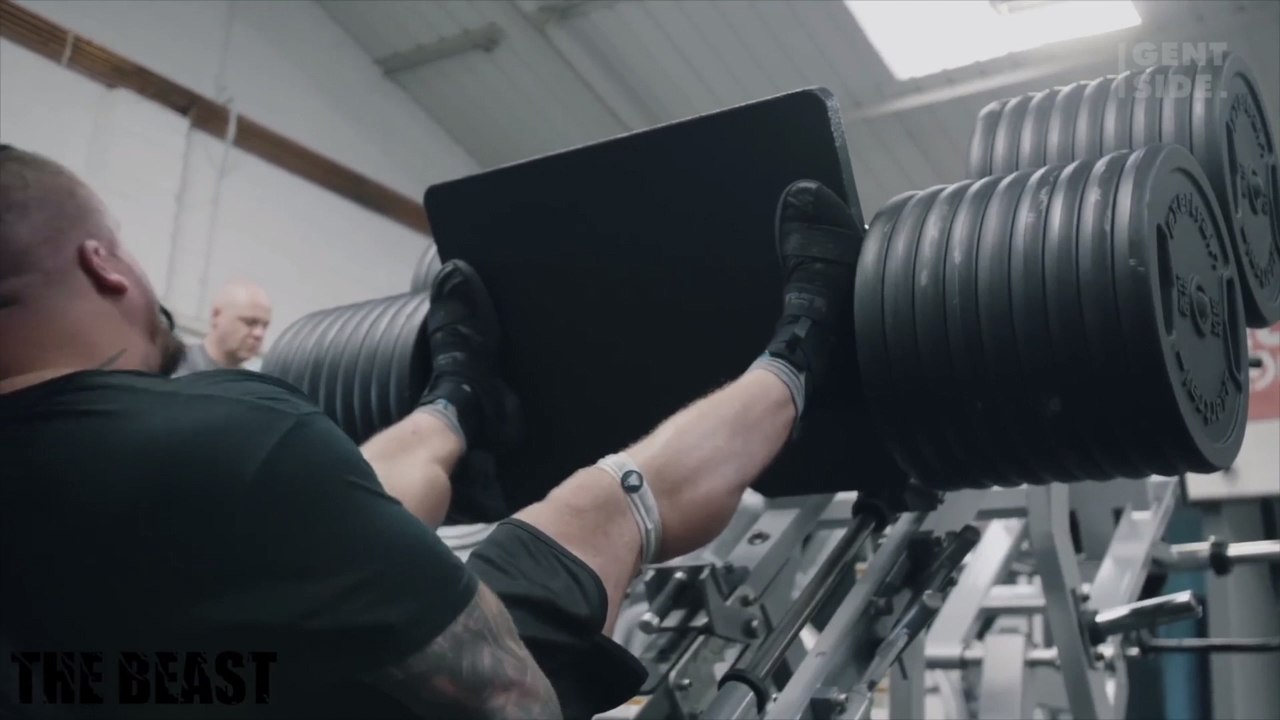 Eddie Hall Blacks Out While Doing a 1000kg Leg Press