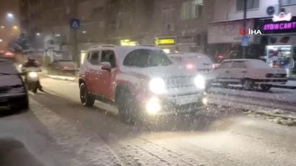 Karın ağırlığına dayanamayan ağaç dalı kırıldı, üniversite öğrencisi altında kalmaktan son anda kurtuldu