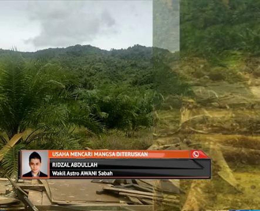 Usaha mencari mangsa diteruskan