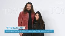 Jason Momoa 'Made an Extra Effort' to Support Zoë Kravitz at The Batman Premiere: 'He Loves' Her