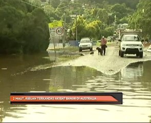 2 maut, ribuan terkandas akibat banjir di Australia