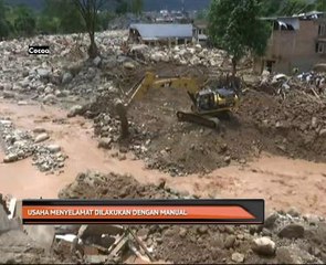 Banjir lumpur Colombia: Usaha menyelamat dilakukan dengan manual