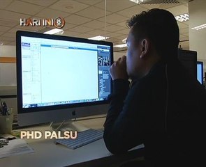 Fokus Hari Ini 8 Malam: PHD palsu