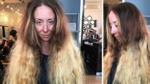 Hair transformation: After a radical makeover, this woman came out looking like a different person