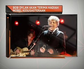 Bob Dylan akan terima hadiah Nobel Kesusasteraan