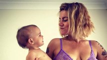 Young mother hits back at critics with revealing post-pregnancy photos