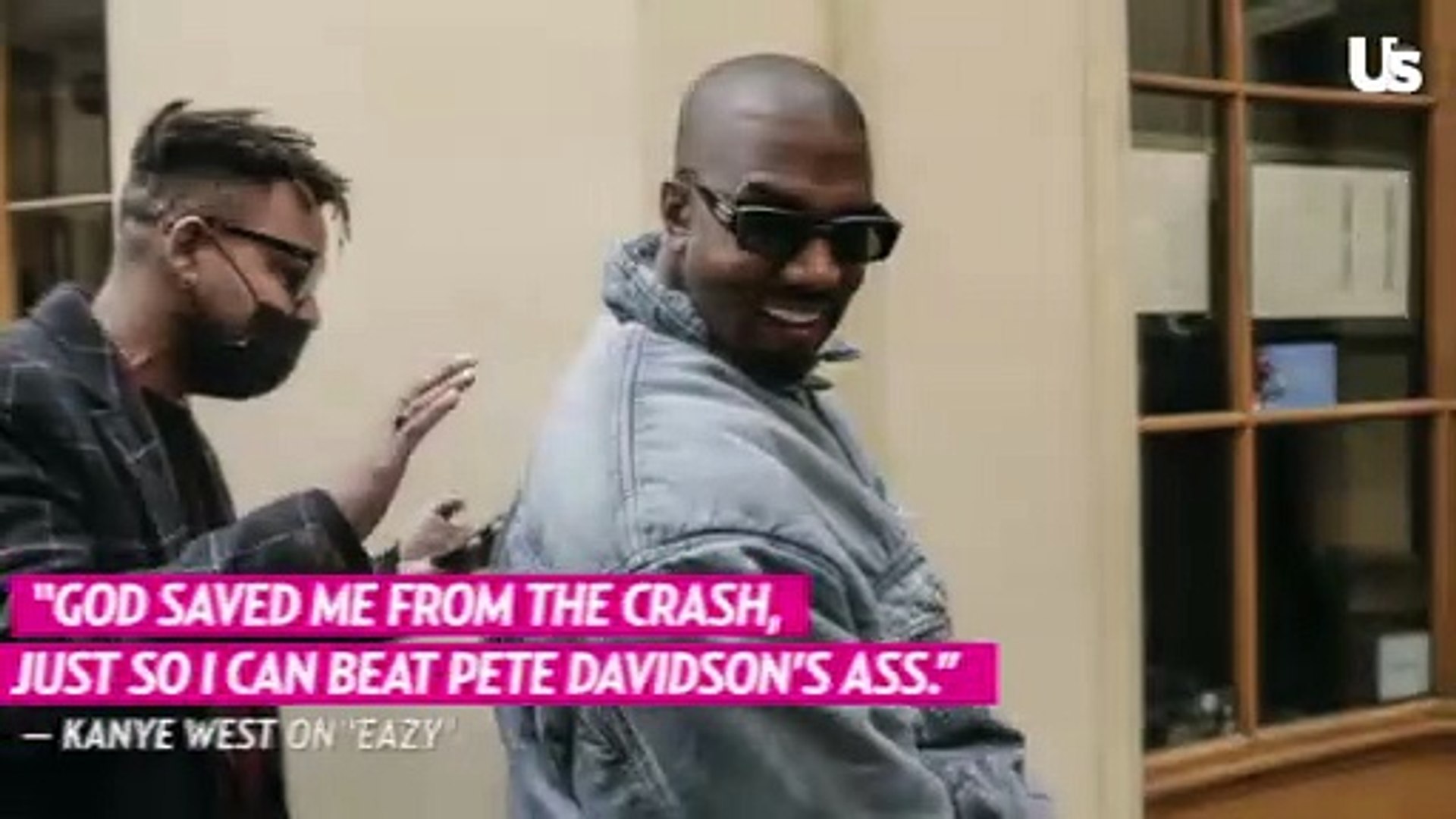 ⁣Kanye West Goes After Pete Davidson In 'Eazy' Music Video