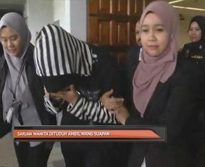 Sarjan wanita dituduh ambil wang suapan