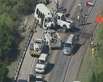 At least 12 dead in Texas church bus crash