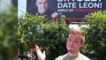 This man rented a billboard to find the woman of his dreams