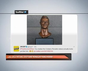 Lagi arca patung Cristiano Ronaldo yang hodoh